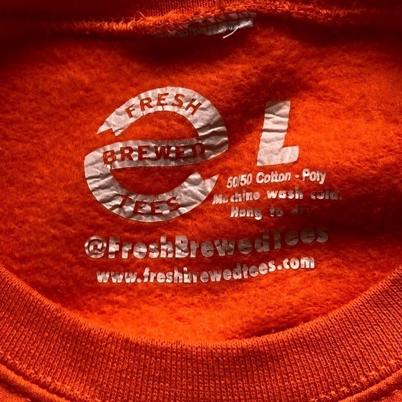 Fresh Brewed Tees Omaha Football Sweatshirt Sz L - Picture 5 of 5
